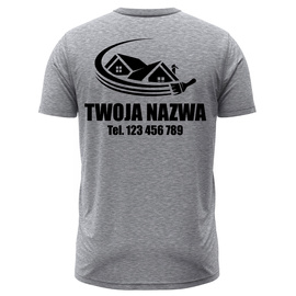 Koszulka z LOGO dla Firm Budowlanych - Nadruk Firmowy