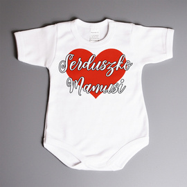 Serduszko mamusi - body dziecięce