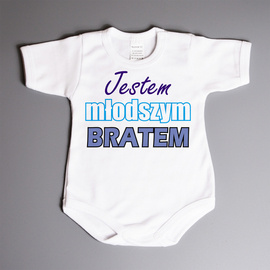 Jestem młodszym bratem - body niemowlęce