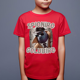 Spioniro Golubiro - koszulka dziecięca - Italian Brainrot