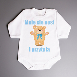 Mnie się nosi i przytula - body niemowlęce