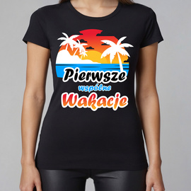 Pierwsze wspólne wakacje - koszulka damska