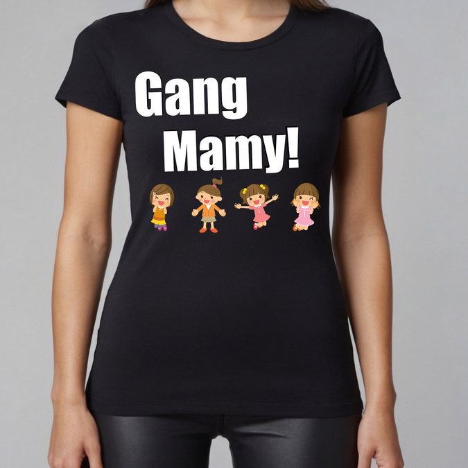 Gang mamy - koszulka damska