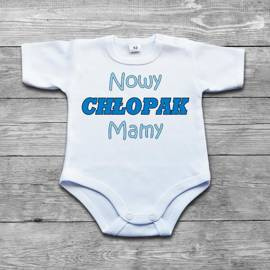 Nowy chłopak mamy - body niemowlęce