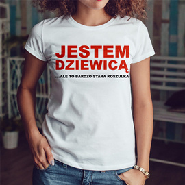 Jestem dziewicą - koszulka damska