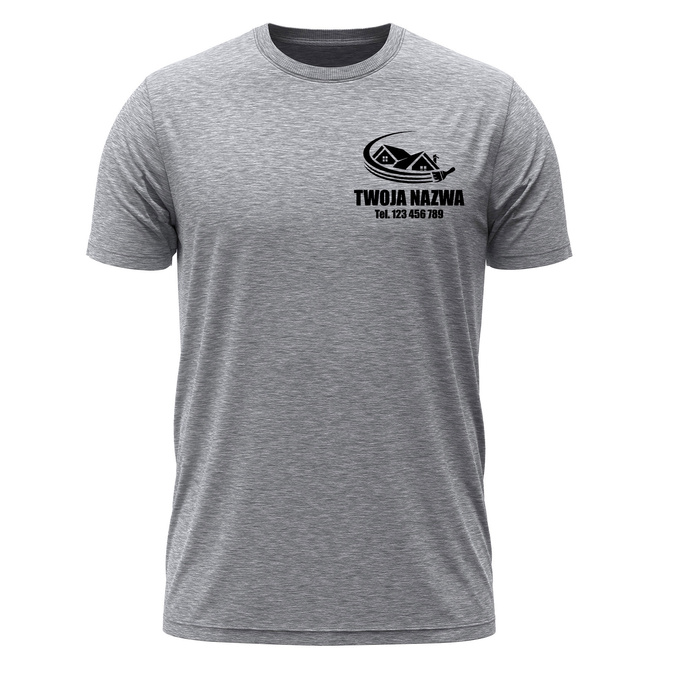 Koszulka z LOGO dla Firm Budowlanych - Nadruk Firmowy