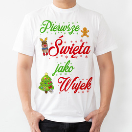 Pierwsze święta jako wujek - koszulka męska