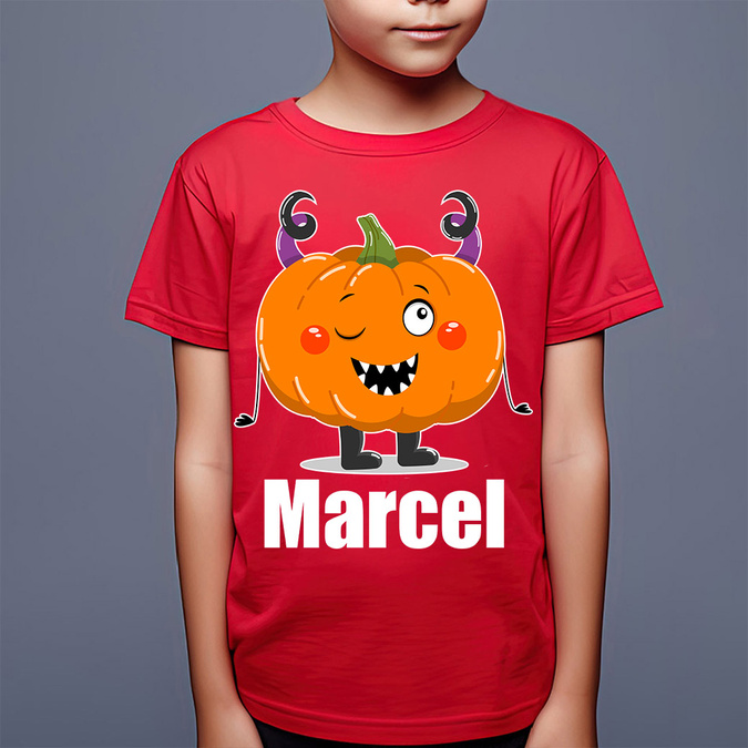 Dynia (imię) koszulka dziecięca na Halloween