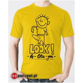 Look he likes you