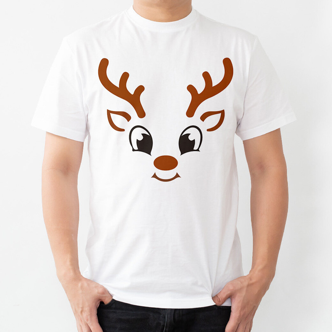 Koszulka męska z reniferem