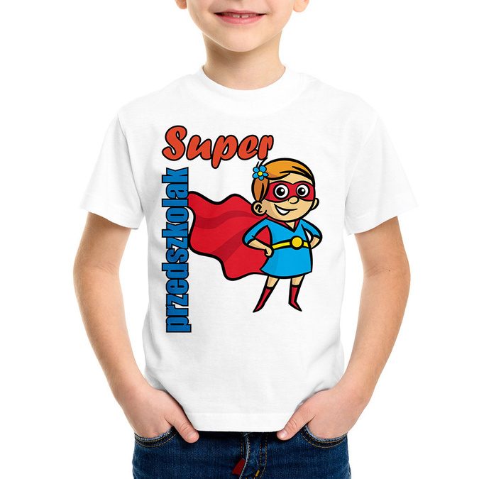 Super przedszkolak - dziewczynka - koszulka dziecięca