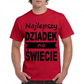 Najlepszy dziadek na świecie - koszulka męska