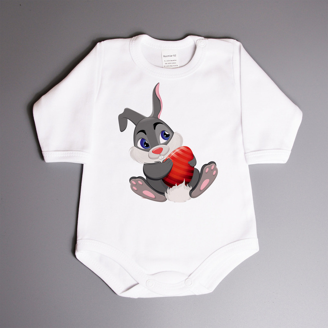 Zajączek wielkanocny, pisanka - body wielkanocne