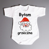 Magiczny Rodzinny Zestaw Świąteczny! Koszulki + Body "Byłam Grzeczna" – Idealny na Sesję Zdjęciową i Gwiazdkę!