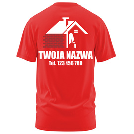 Koszulka z LOGO dla Firm Budowlanych - Nadruk Firmowy