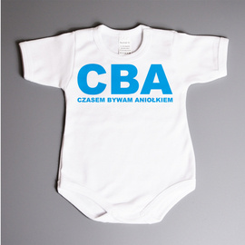 CBA - Czasem bywam aniołkiem - body niemowlęce