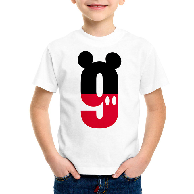 Koszulka na dziewiąte urodziny mickey