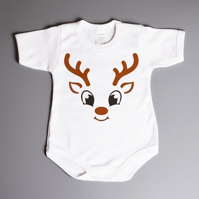 Body świąteczne z reniferem dla chłopca