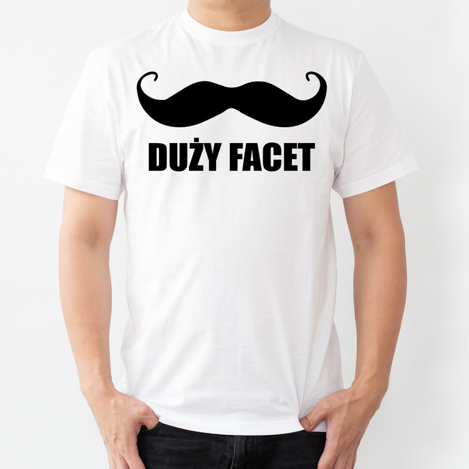 Duży facet - koszulka męska