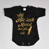 Ale szok (imię) ma już rok - body niemowlęce - złoty nadruk