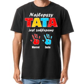 Najlepszy tata jest zaklepany - koszulka męska