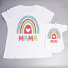 Mama i mini - tęcza - zestaw