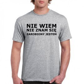 Nie wiem, nie znam się, zarobiony jestem