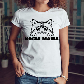 Kocia mama - koszulka damska