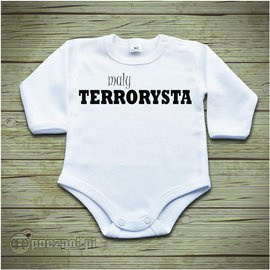 Mały terrorysta - body niemowlęce
