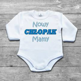 Nowy chłopak mamy - body niemowlęce