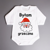 Magiczny Rodzinny Zestaw Świąteczny! Koszulki + Body "Byłam Grzeczna" – Idealny na Sesję Zdjęciową i Gwiazdkę!