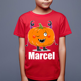 Dynia (imię) koszulka dziecięca na Halloween