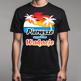 Pierwsze wspólne wakacje - koszulka męska