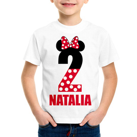 Koszulka na drugie urodziny minnie