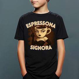 Espressona Signora - koszulka dziecięca