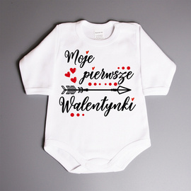 Moje pierwsze walentynki - body dziecięce
