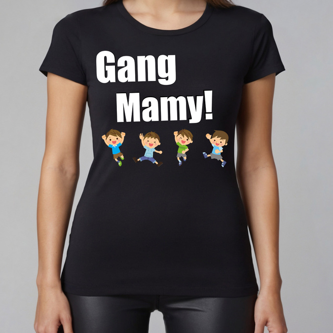 Gang mamy - koszulka damska