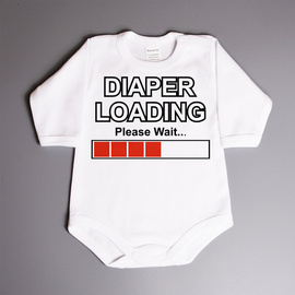Diaper loading please wait - body dziecięce