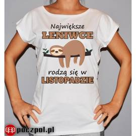 Największe leniwce rodzą się w...