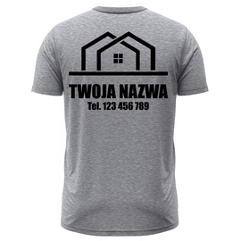Koszulka z LOGO dla Firm Budowlanych - Nadruk Firmowy