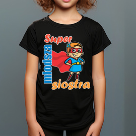 Super młodsza siostra - koszulka dziecięca