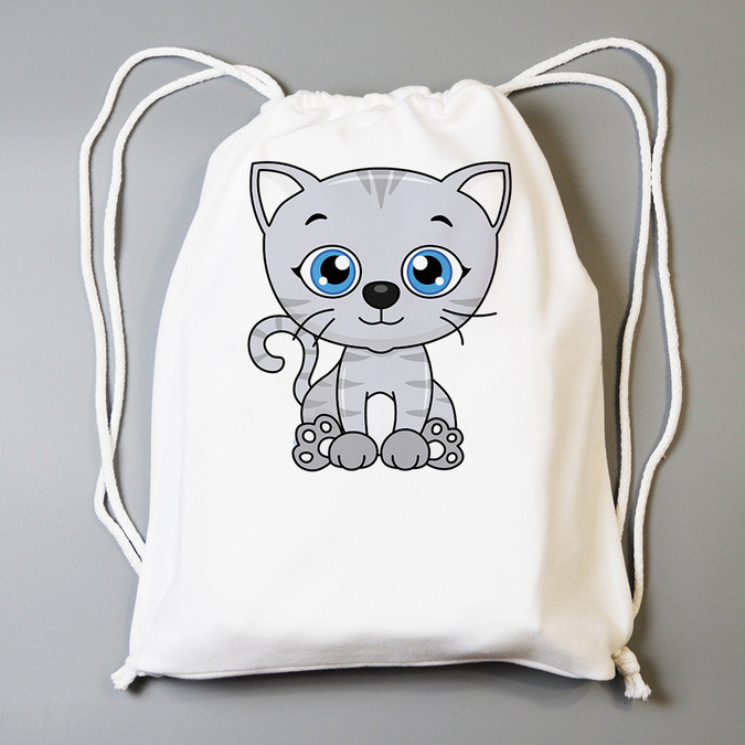 Kot - worek do przedszkola