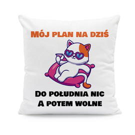 Mój plan na dziś - poduszka