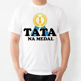 Tata na medal - koszulka męska