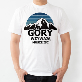 Góry wzywają muszę iść - koszulka męska