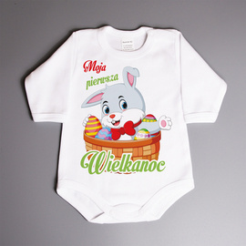 Moja pierwsza Wielkanoc - zajączek 2 - body wielkanocne