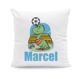 Dino - piłka - poduszka z imieniem