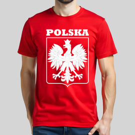 Czerwona Koszulka Kibica Reprezentacji Polski