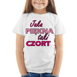 Jaka piękna taki czort - koszulka dziecięca