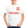 Biała dziecięca KOSZULKA KIBICA 